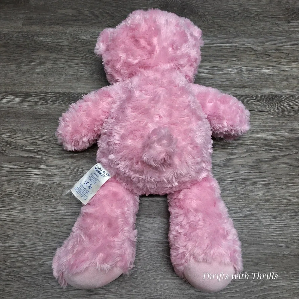 Build A Bear - Pink Teddy Bear - 16